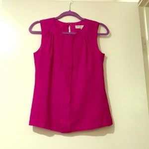 Trina Turk fuchsia tank blouse Size P(00)